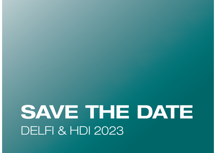 Save the Date: DELFI & HDI 2023